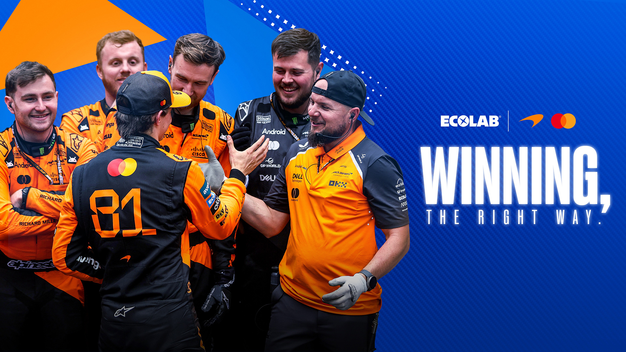 Ecolab, McLaren Racing and Master Card, Winning the Right Way
