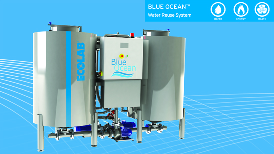 Ecolab’s Blue Ocean Laundry Water Filtration System