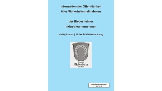 Information zu Sicherheitsmaßnahmen nach Störfall-Verordnung