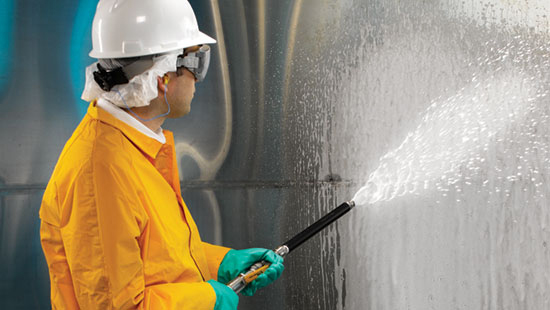 Ecolab’s Low Temperature Foam Cleaner In Use in Food Processing Plant