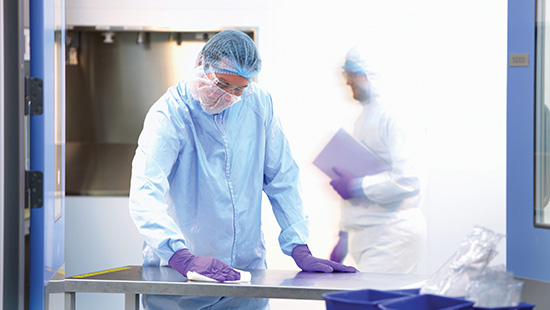 Pharmaceutical plant cleaning
