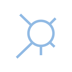 Icon displaying focus