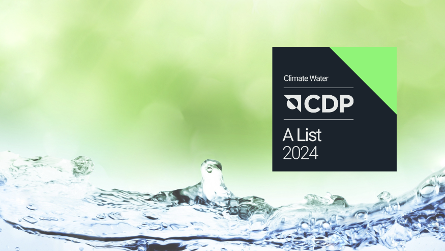 CDP A List 2024 logo overlayed onto photo of water and greenery