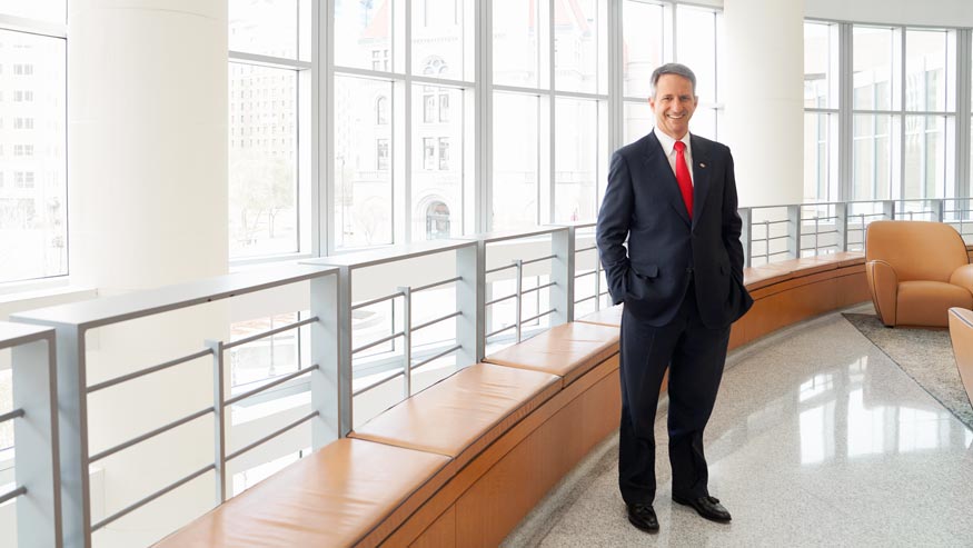 Christoph Beck in Ecolab Lobby