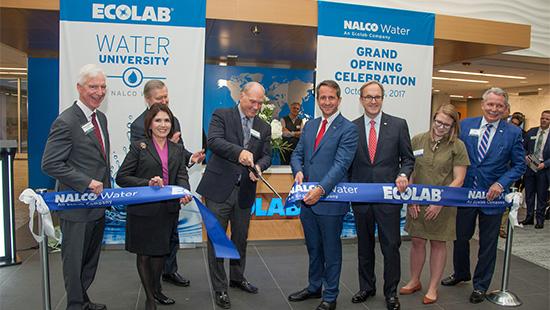 nalco water water university grand opening