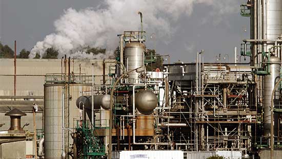 反应床积垢图片