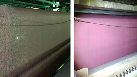 Paper Machine Dryer Before and After