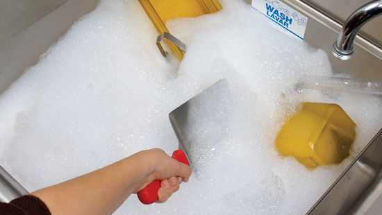 quick service restaurant manual warewashing products