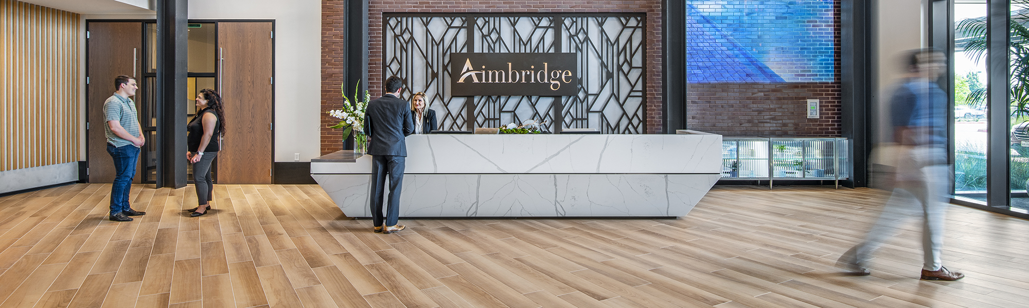 Lobby of Aimbridge Hospitality