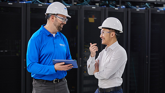 Ecolab Expert with a client
