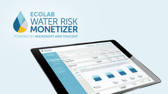 Ecolab Water Risk monetizer