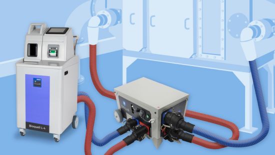 Bioquell L-4 system filter bank.