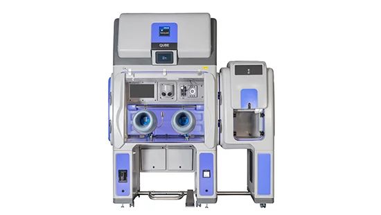 Bioquell's QUBE front view with side attachment.