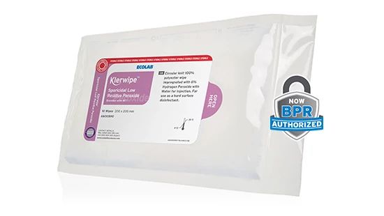 Klerwipe™ 过氧化氢(E型)预湿抹布