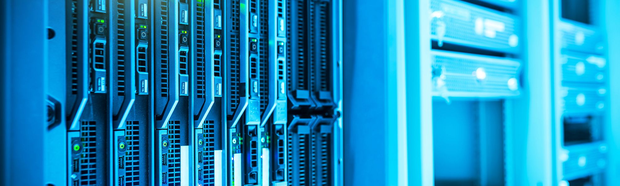 Glamour shot of a data storage equipment