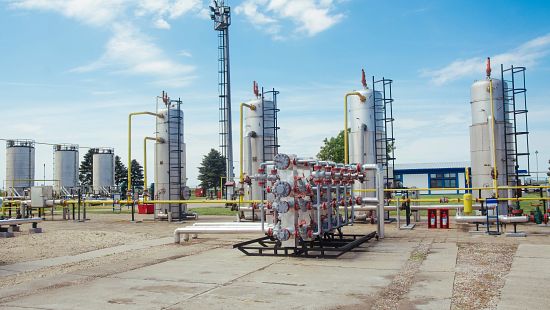 Oil and gas plant