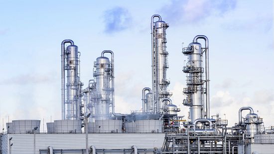Petrochemical plant scenic