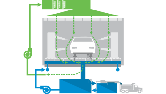 paint booth graphic illustration total booth management