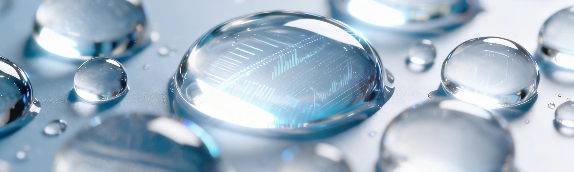Digital water droplets